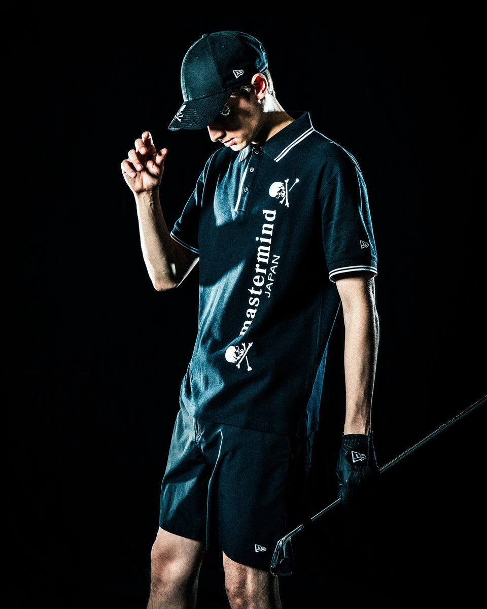 ストレッチナイロン ショートパンツ Turf & Surf mastermind JAPAN マスターマインド・ジャパン SS25 Skull Logo ブラック | ゴルフ