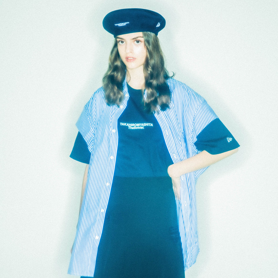 半袖 コットン Tシャツ TAKAHIROMIYASHITATheSoloist. SS24 ネイビー レギュラーフィット