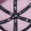 Youth 9TWENTY ウォッシュドコットン ニューヨーク・ヤンキース ピンク × ホワイト ハンドウォッシャブル