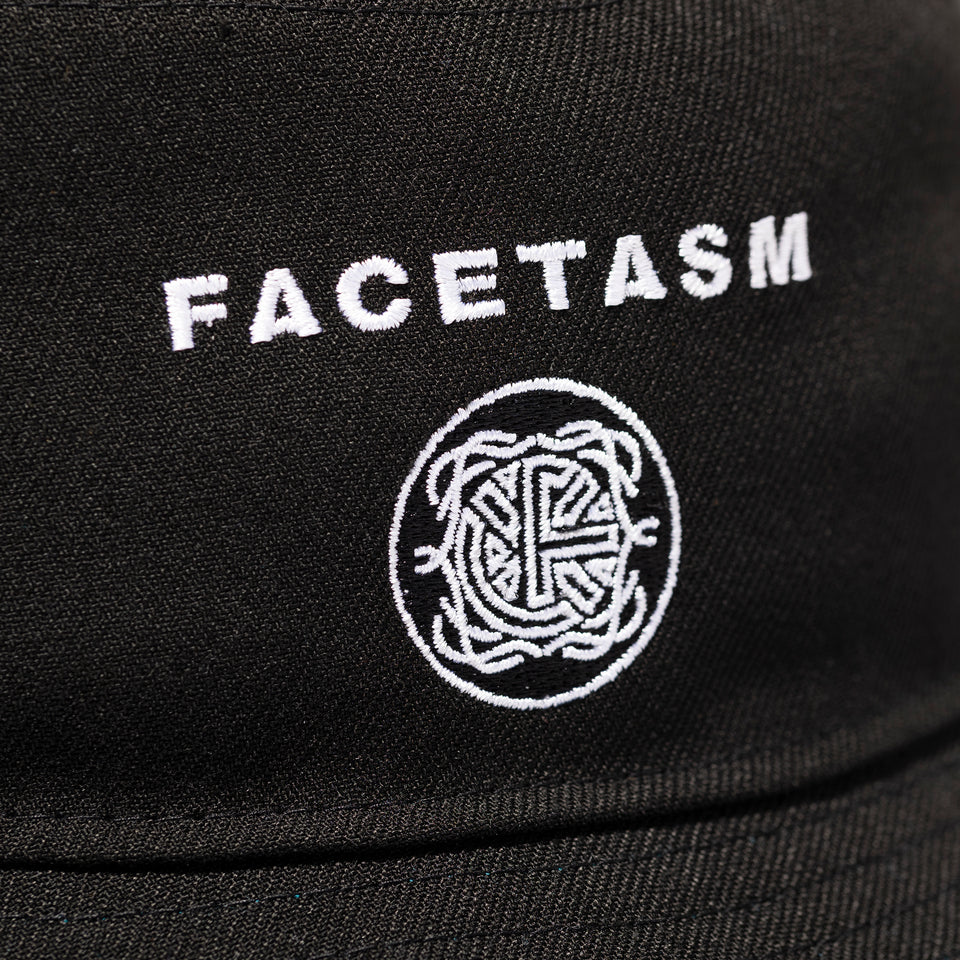 バケット01 FACETASM FW23 ブラック シャークテイルアンダーバイザー