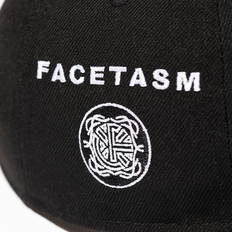 9TWENTY FACETASM FW23 ブラック シャークテイルアンダーバイザー