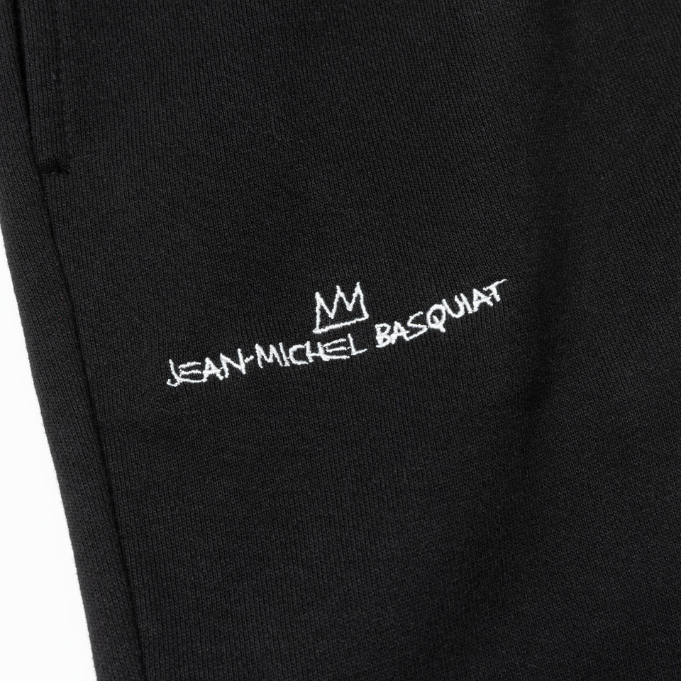 裏毛 オーバーサイズド スウェットパンツ JEAN MICHEL BASQUIAT ジャン=ミシェル・バスキア ブラック
