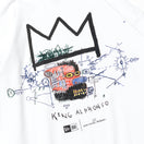 長袖 オーバーサイズド コットン Tシャツ JEAN MICHEL BASQUIAT ジャン=ミシェル・バスキア ホワイト