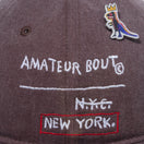 RC 59FIFTY Flat Visor JEAN MICHEL BASQUIAT ジャン=ミシェル・バスキア アシッドウォッシュ ブラウン