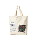 キャンバストート 22L JEAN MICHEL BASQUIAT ジャン=ミシェル・バスキア  LOVE IS A LIE LOVER=LIAR アイボリー