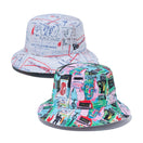 バケット01 リバーシブル JEAN MICHEL BASQUIAT ジャン=ミシェル・バスキア オールオーバープリント