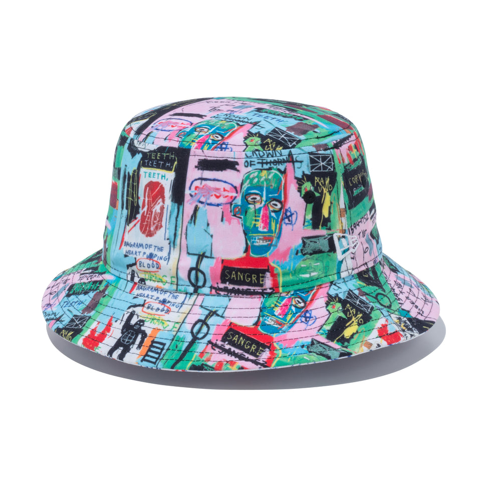 バケット01 リバーシブル JEAN MICHEL BASQUIAT ジャン=ミシェル・バスキア オールオーバープリント