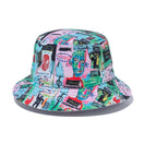 バケット01 リバーシブル JEAN MICHEL BASQUIAT ジャン=ミシェル・バスキア オールオーバープリント