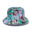 バケット01 リバーシブル JEAN MICHEL BASQUIAT ジャン=ミシェル・バスキア オールオーバープリント