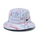 バケット01 リバーシブル JEAN MICHEL BASQUIAT ジャン=ミシェル・バスキア オールオーバープリント