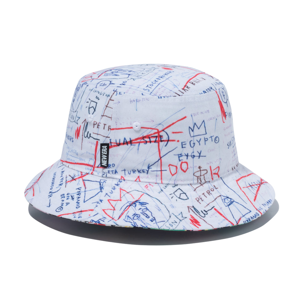 バケット01 リバーシブル JEAN MICHEL BASQUIAT ジャン=ミシェル・バスキア オールオーバープリント
