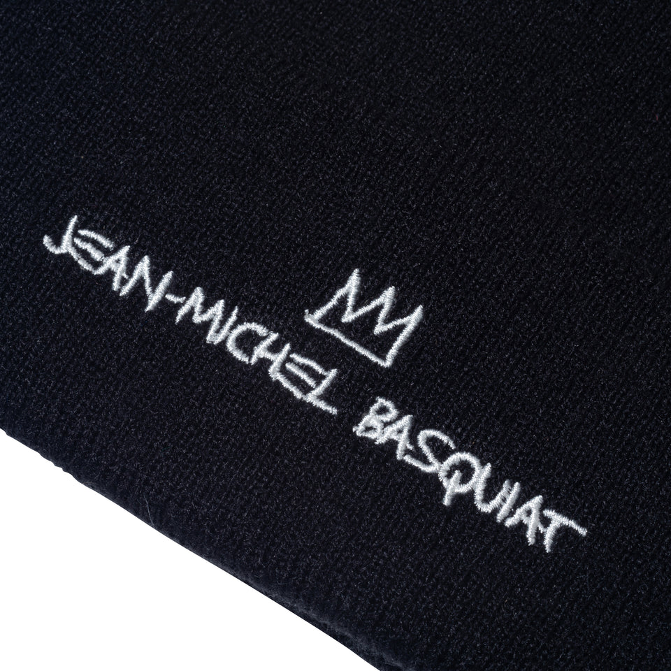 ベーシック カフニット JEAN MICHEL BASQUIAT ジャン=ミシェル・バスキア ブラック