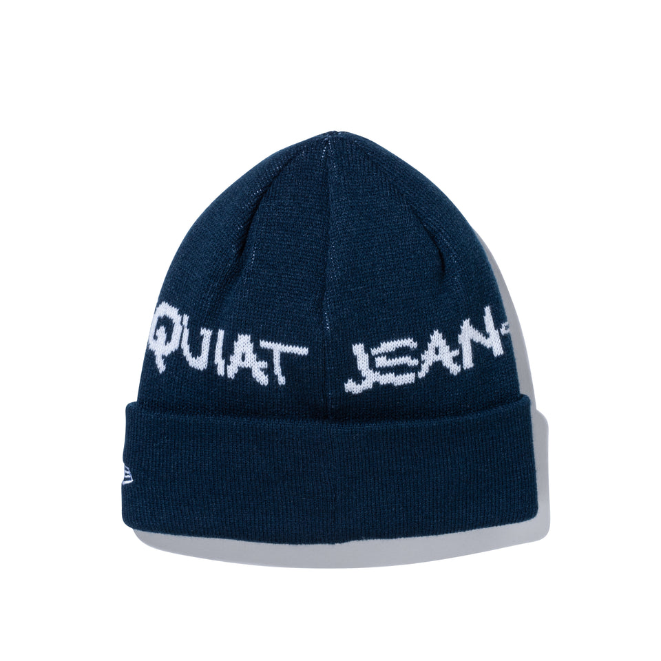 ベーシック カフニット JEAN MICHEL BASQUIAT ジャン=ミシェル・バスキア ニューヨーク・ヤンキース ネイビー