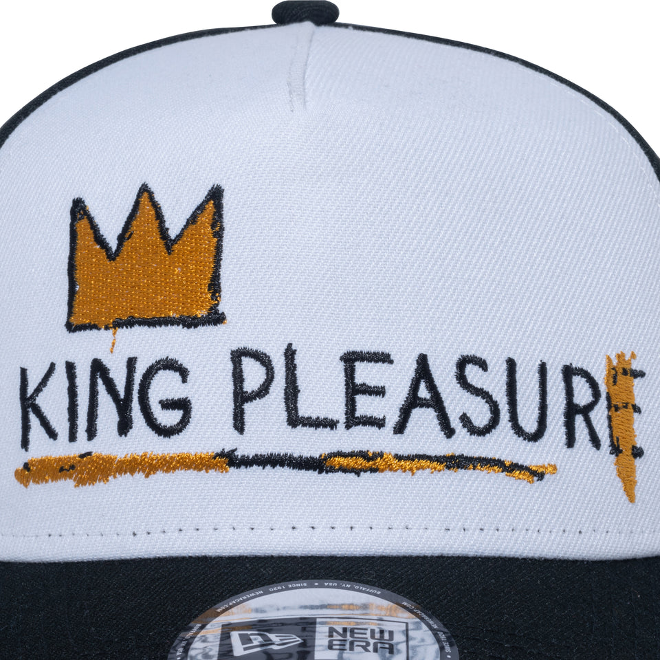 9FORTY A-Frame JEAN MICHEL BASQUIAT ジャン=ミシェル・バスキア KING PLEASURE ホワイト/ブラック