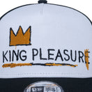 9FORTY A-Frame JEAN MICHEL BASQUIAT ジャン=ミシェル・バスキア KING PLEASURE ホワイト/ブラック
