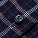 長袖 ミニチェック オックスフォードシャツ BLACK LABEL FW23 ブラック