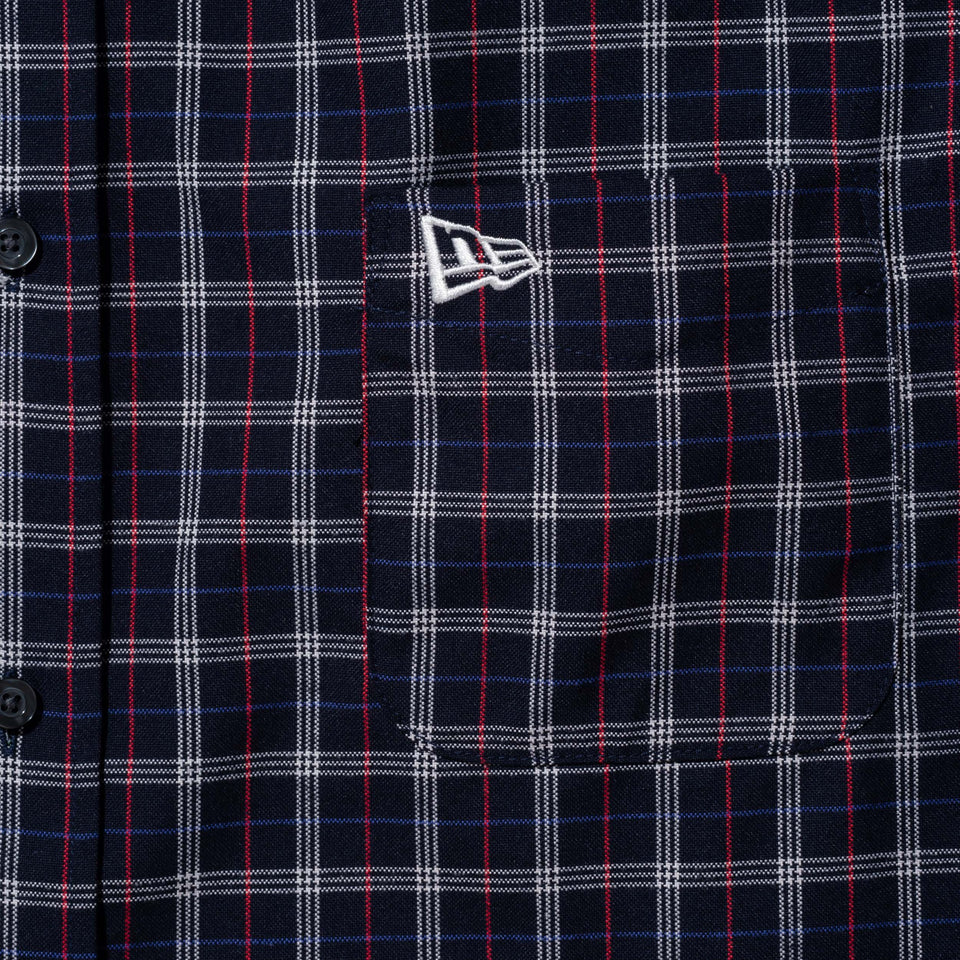 長袖 ミニチェック オックスフォードシャツ BLACK LABEL FW23 ブラック