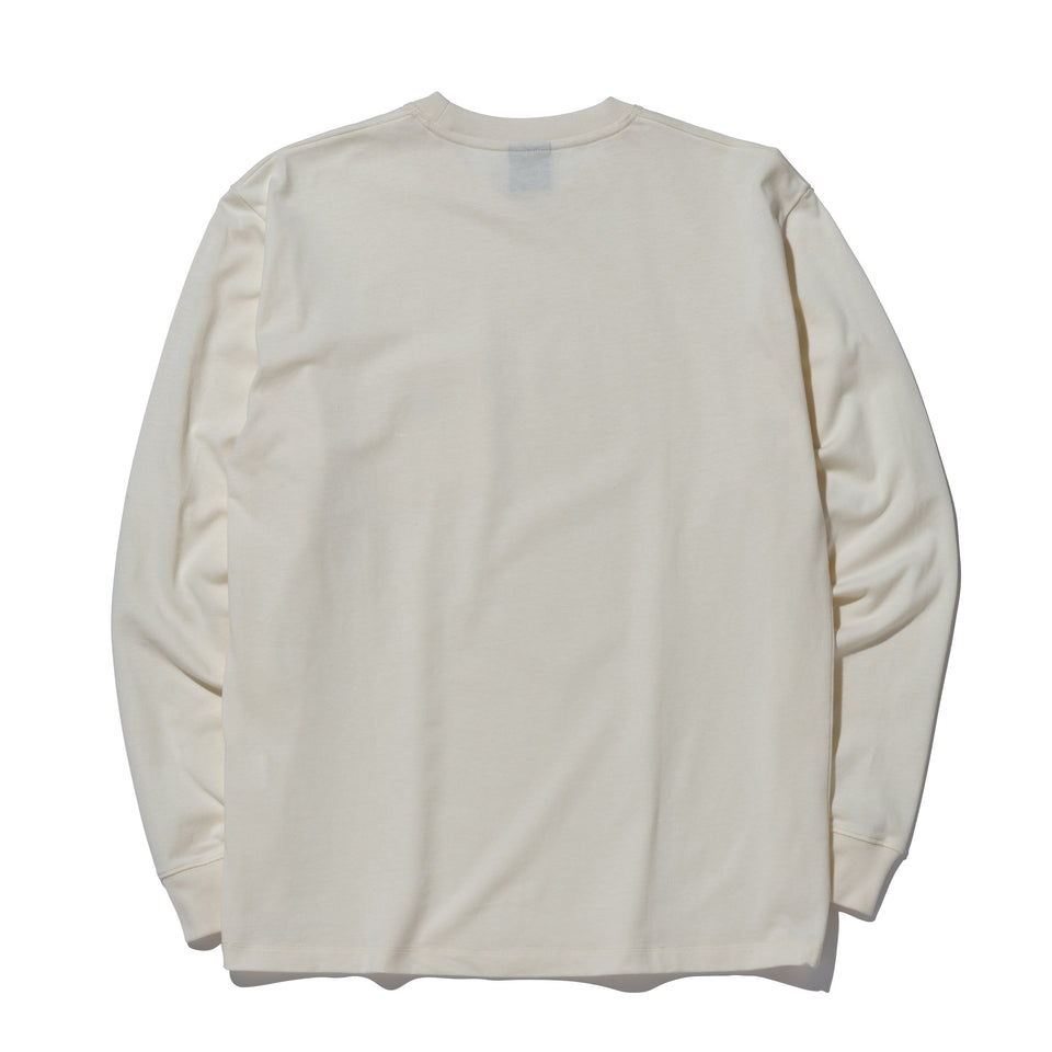 長袖 ポケット Tシャツ BLACK LABEL FW23 フラッグロゴ オフホワイト