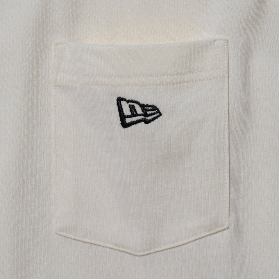 長袖 ポケット Tシャツ BLACK LABEL FW23 フラッグロゴ オフホワイト