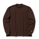 長袖 オーバーサイズド ワッフルTシャツ BLACK LABEL FW23 ウォルナット