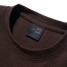 長袖 オーバーサイズド ワッフルTシャツ BLACK LABEL FW23 ウォルナット