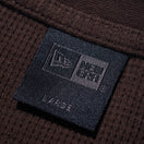 長袖 オーバーサイズド ワッフルTシャツ BLACK LABEL FW23 ウォルナット