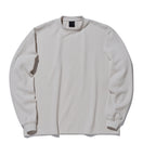 長袖 オーバーサイズド ワッフルTシャツ BLACK LABEL FW23 ストーン