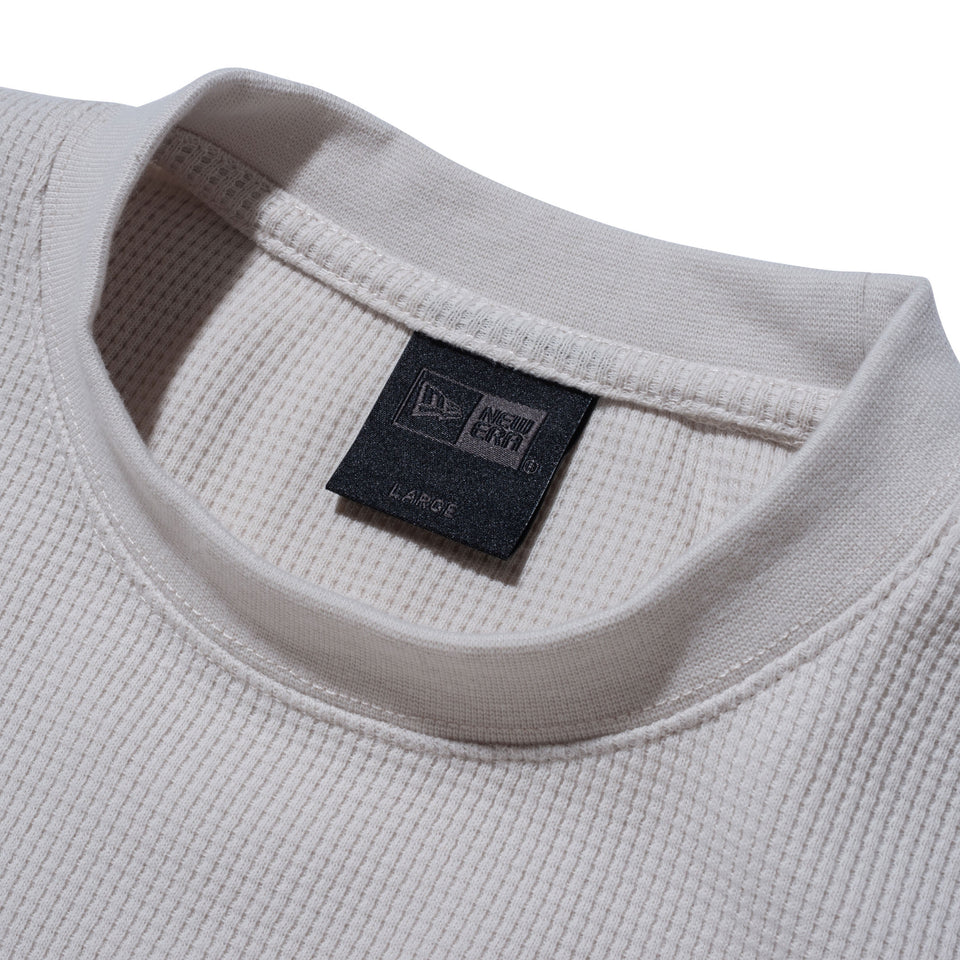 長袖 オーバーサイズド ワッフルTシャツ BLACK LABEL FW23 ストーン