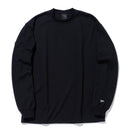 長袖 オーバーサイズド ワッフルTシャツ BLACK LABEL FW23 ブラック