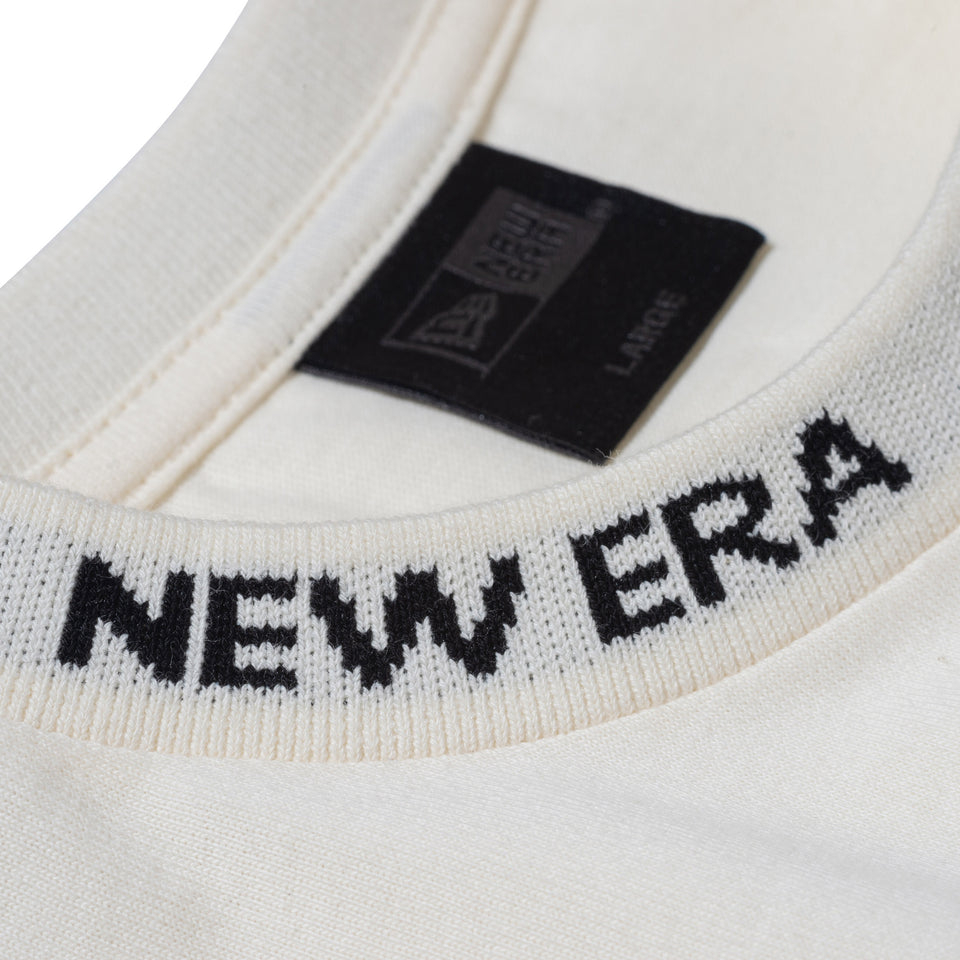 長袖 オーバーサイズド Tシャツ BLACK LABEL FW23 ジャカードロゴ オフホワイト