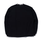 長袖 オーバーサイズド Tシャツ BLACK LABEL FW23 ジャカードロゴ ブラック