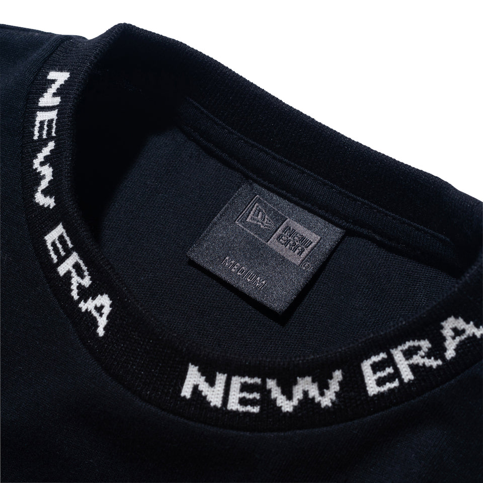 長袖 オーバーサイズド Tシャツ BLACK LABEL FW23 ジャカードロゴ ブラック