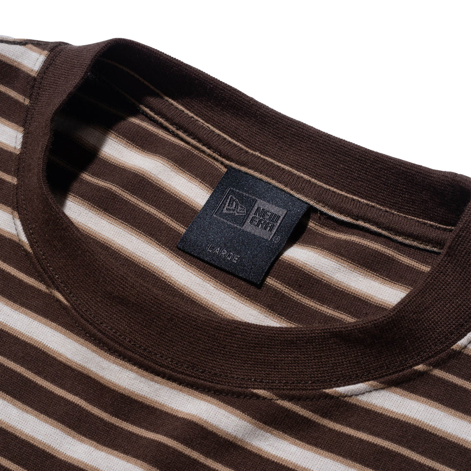 長袖 オーバーサイズド ボーダーTシャツ BLACK LABEL FW23 ウォルナット
