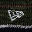 ボーダー クルーネックニット BLACK LABEL FW23 オリーブ