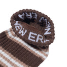 ソックス クルー 2ペア BLACK LABEL FW23 ブラウンボーダー / ブラックボーダー