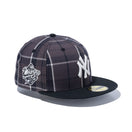 59FIFTY BLACK LABEL FW23 ニューヨーク・ヤンキース マルチチェック ブラック