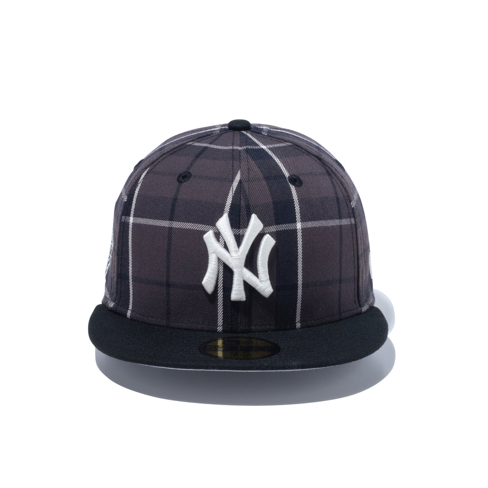 59FIFTY BLACK LABEL FW23 ニューヨーク・ヤンキース マルチチェック ブラック