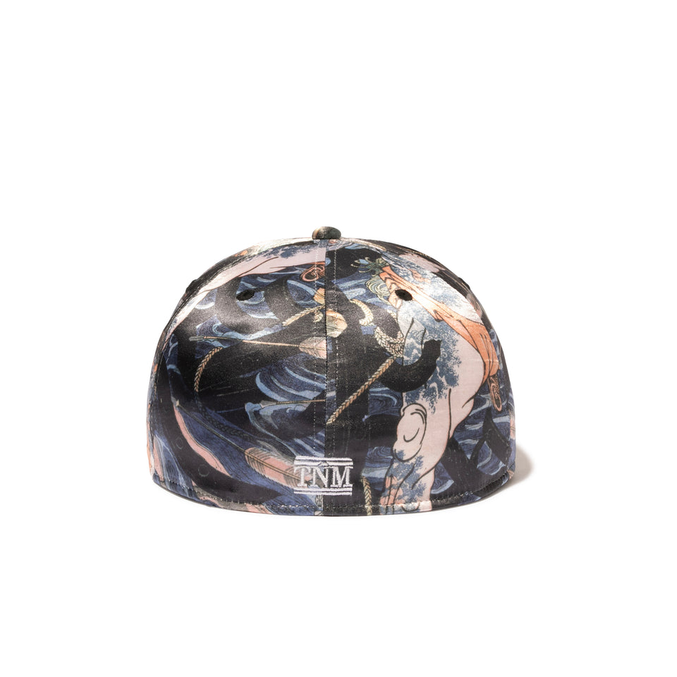 59FIFTY 通俗水滸傳豪傑百八人之壹人・浪裡白跳張順 歌川国芳 東京国立博物館 オールオーバープリント