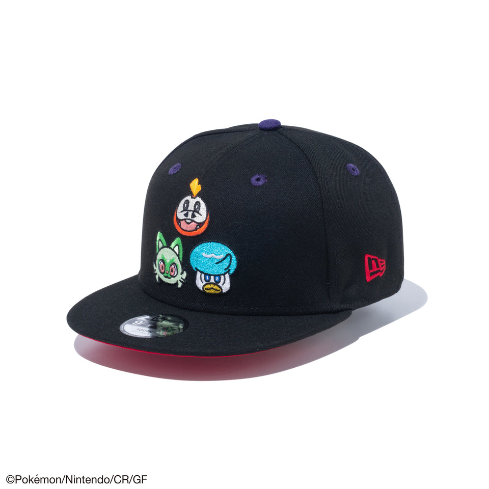 Youth 9FIFTY Pokémon ポケモン ニャオハ ホゲータ クワッス ブラック