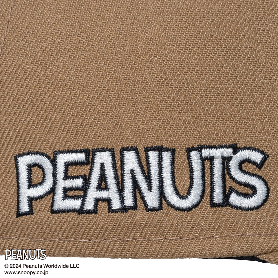 Youth 9FIFTY PEANUTS ピーナッツ スヌーピー クロームホワイト カーキ