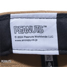 Youth 9FIFTY PEANUTS ピーナッツ スヌーピー クロームホワイト カーキ