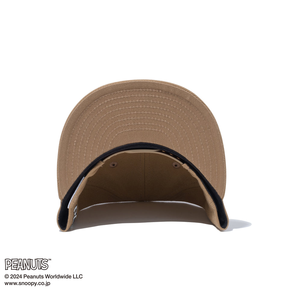 Youth 9FIFTY PEANUTS ピーナッツ スヌーピー クロームホワイト カーキ