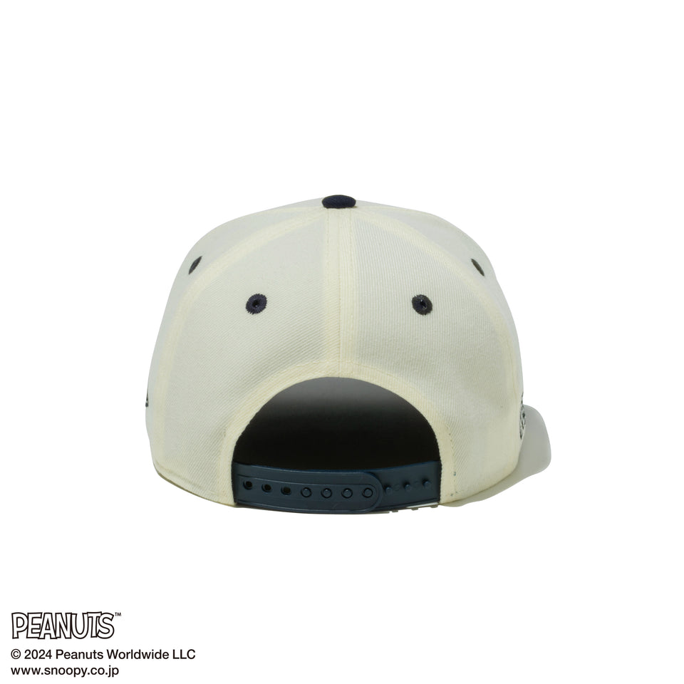 Youth 9FIFTY PEANUTS ピーナッツ フレンズ クロームホワイト ネイビーバイザー