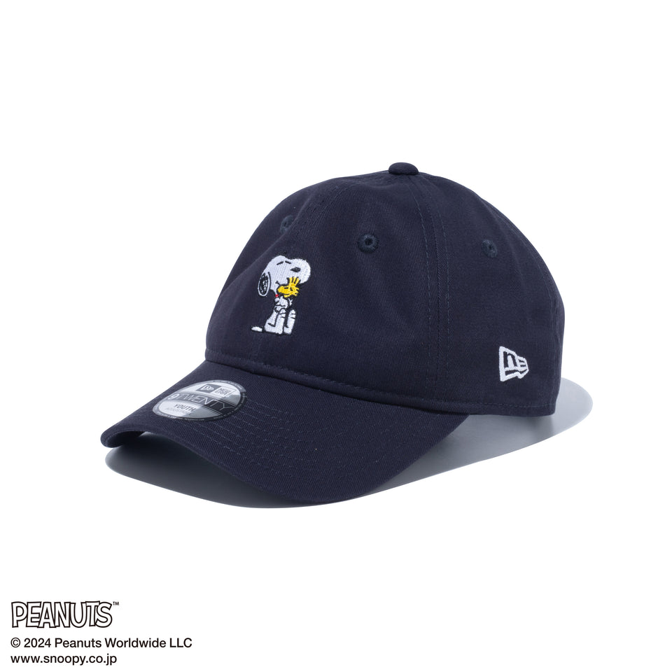 Youth 9TWENTY PEANUTS ピーナッツ スヌーピー ウッドストック ネイビー