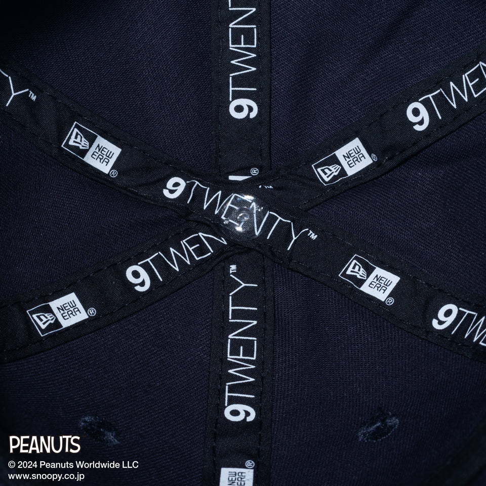 Youth 9TWENTY PEANUTS ピーナッツ スヌーピー ウッドストック ネイビー