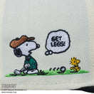 【ゴルフ】9FIFTY PEANUTS ピーナッツ クロームホワイト ブラックバイザー
