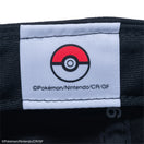 【ゴルフ】 9TWENTY ロングバイザー Pokémon ポケモン ピカチュウ イーブイ ブラック