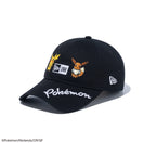 【ゴルフ】 9TWENTY ロングバイザー Pokémon ポケモン ピカチュウ イーブイ ブラック