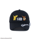 【ゴルフ】 9TWENTY ロングバイザー Pokémon ポケモン ピカチュウ イーブイ ブラック
