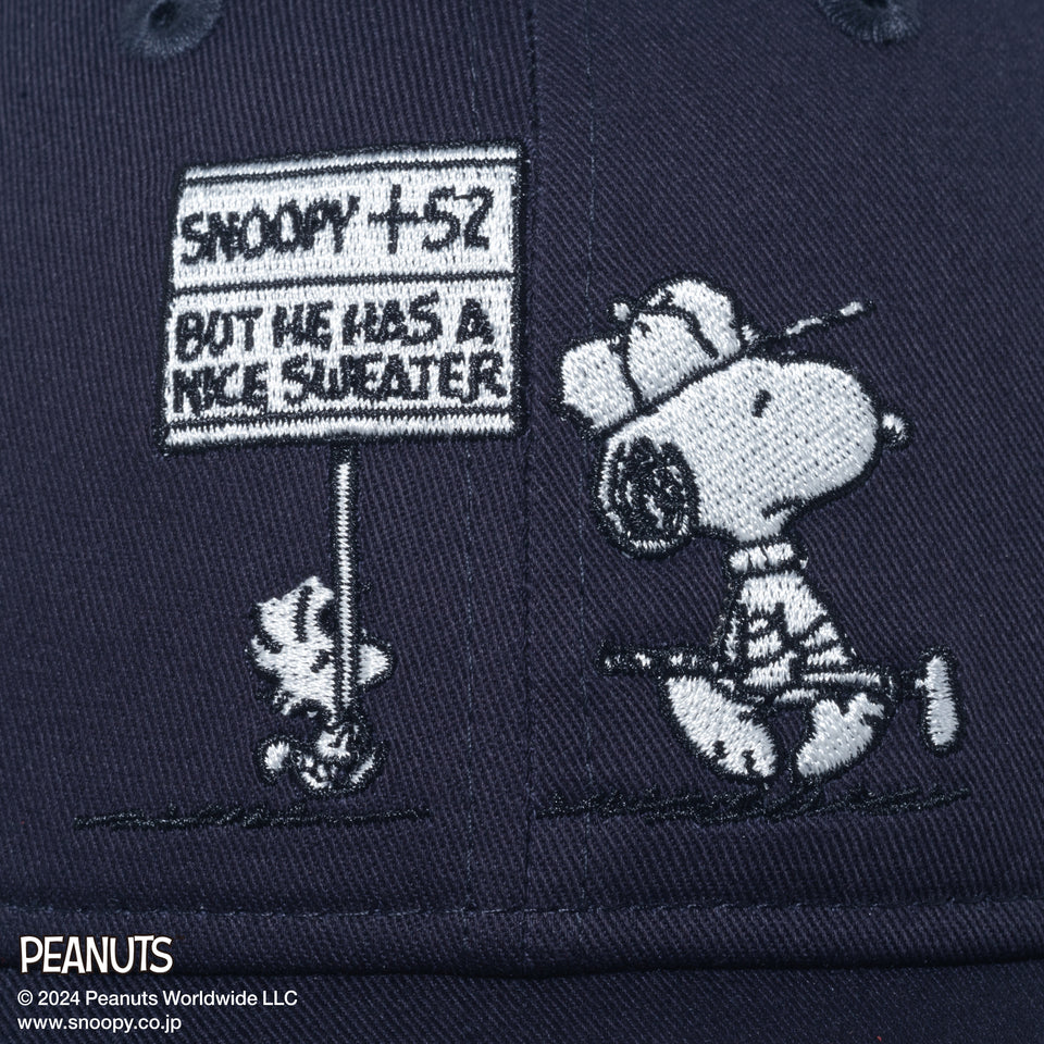 【ゴルフ】9TWENTY ロングバイザー PEANUTS ピーナッツ ネイビー